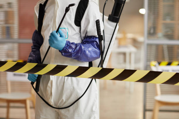 Professional Biohazard Cleanup technician working in Spring Lake, MI